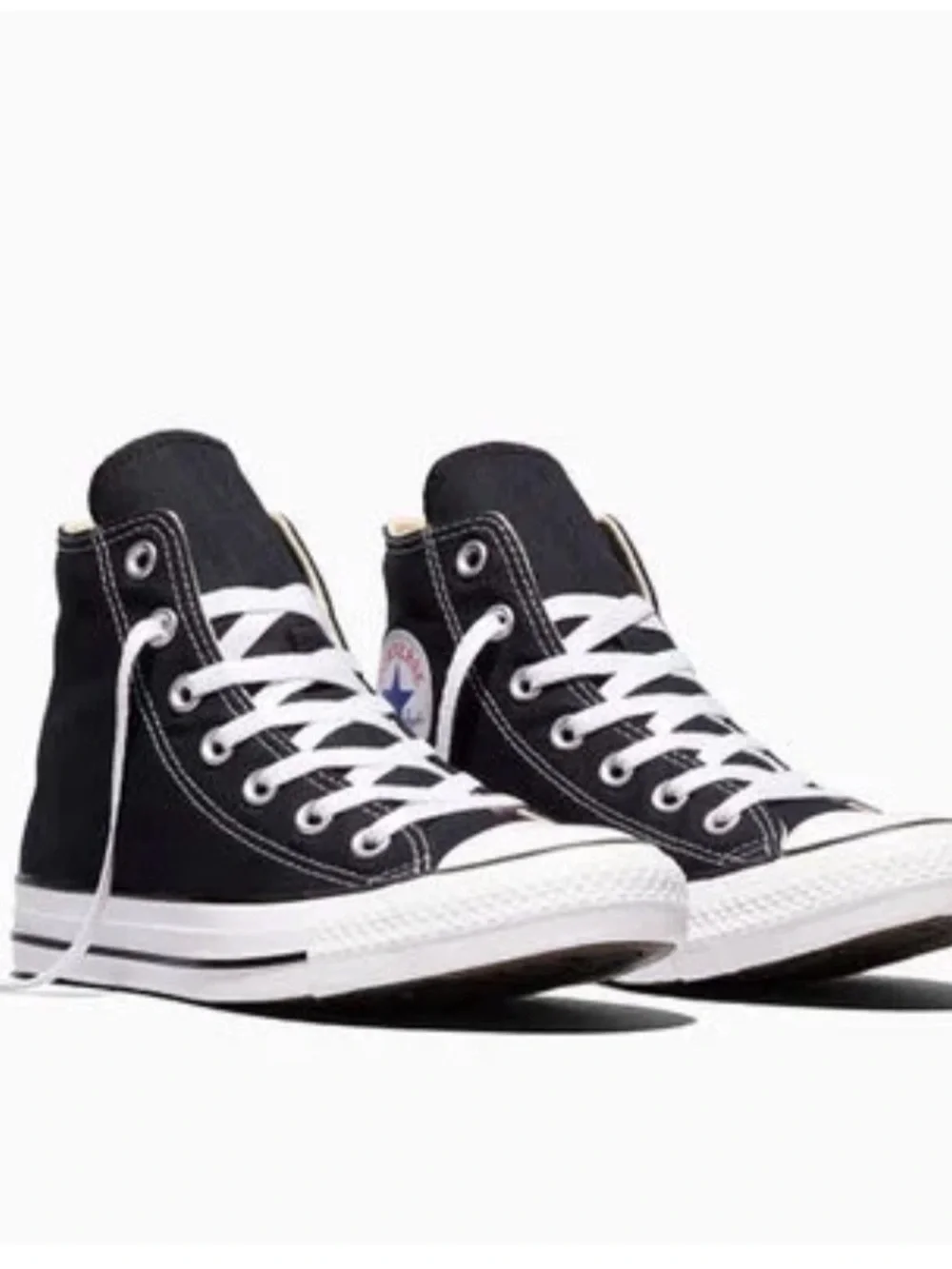 Converse All Star High Top Chuck Taylors in Black Mens 9.5 Womens 11.5 New - Picture 3 of 9